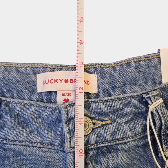 Lucky Brand Wide Leg Liquid Denim Luxe Palazzo Jeans in River 30 Capsule NWT - Picture 9 of 12